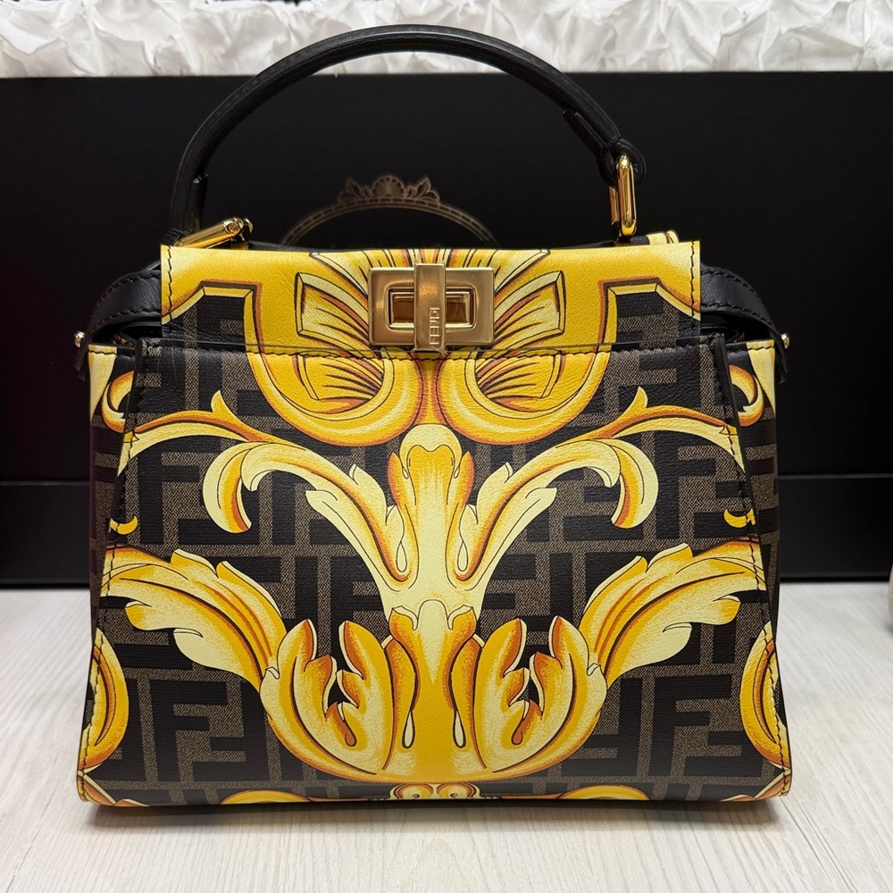 Fendace Fendi X Versace limited edition peekaboo bag